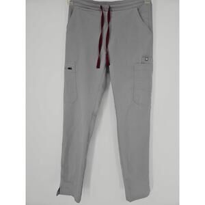 Figs Yola Scrubs Pants XXS‎ Gray Technical Collection TW200R